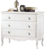 MOBILI-2G---COMO'-3-CASSETTI-CLASSICO-SAGOMATO-BIANCO-107x52X89