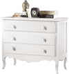 MOBILI-2G---COMO'-3-CASSETTI-CLASSICO-SAGOMATO-BIANCO-107x52X89