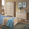 MOBILI-2G---COMO-4-CASSETTI-BIANCO-FILO-BLU-IN-LEGNO