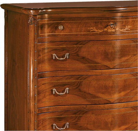 MOBILI-2G---COMO'-IN-LEGNO-4-CASSETTI-CON-INTARSIO-L.125-P.53-H.113