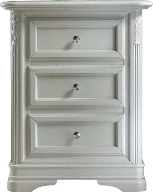 MOBILI-2G---COMODINO-3-CASSETTI-INTAGLIATO-IN-LEGNO-BIANCO-L.55-P.37-H.70