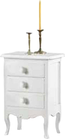 MOBILI-2G---COMODINO-3-CASSETTI-LACCATO-BIANCO-OPACO-43X32X64