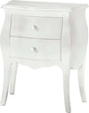 MOBILI-2G---COMODINO-BOMBATO-2-CASSETTI-LEGNO-BIANCO-OPACO-49x29x61