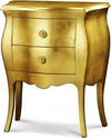 MOBILI-2G---COMODINO-BOMBATO-2-CASSETTI-LEGNO-ORO-49x29x61