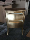 MOBILI-2G---COMODINO-BOMBATO-2-CASSETTI-LEGNO-ORO-49x29x61