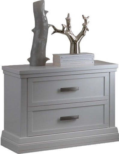 MOBILI-2G---Comodino-classico-2-cassetti-legno-shabby-bianco-63x39x54