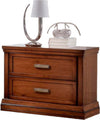 MOBILI-2G---Comodino-classico-2-cassetti-legno-tinta-noce-63,5x39x54