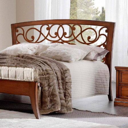 MOBILI-2G---Comodino-classico-2-cassetti-legno-tinta-noce-63,5x39x54