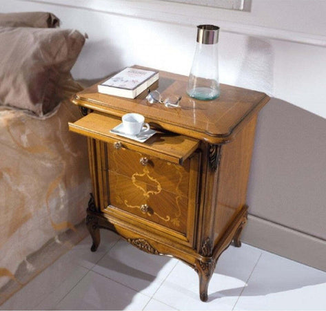 MOBILI-2G---COMODINO-CLASSICO-IN-LEGNO-2-CASSETTI-1-TIRETTO-FINITURA-BASSANO-L.61-P.41-H.71