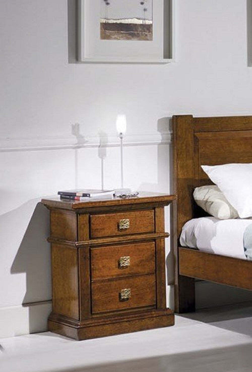 MOBILI-2G---COMODINO-CLASSICO-IN-LEGNO-3-CASSETTI-TINTA-NOCE-L.55-x-P.37-H.67