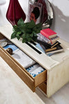 MOBILI-2G---COMODINO-IN-LEGNO-MASSELLO-SHABBY-2-CASSETTI-L.55-P.38-H.-46﻿