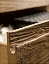 MOBILI-2G---COMODINO-IN-LEGNO-MASSELLO-SHABBY-2-CASSETTI-L.55-P.38-H.-46﻿