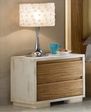 MOBILI-2G---COMODINO-IN-LEGNO-MASSELLO-SHABBY-2-CASSETTI-L.55-P.38-H.-46﻿