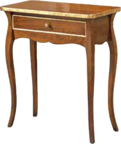 MOBILI-2G---CONSOLLE-1-CASSETTO-FINITURA-BASSANO-+-PROFILO-FOGLIA-ORO