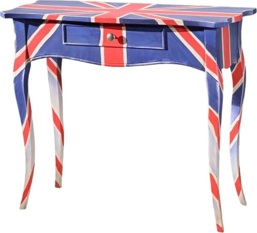 MOBILI-2G---CONSOLLE-1-CASSETTO-SHABBY-LEGNO-DECORI-INGLESE-87X38X77