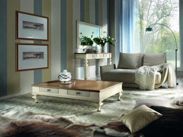 MOBILI-2G---Consolle-a-muro-classica-3-cassetti-legno-shabby-140X40x82