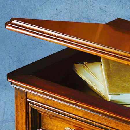 MOBILI-2G---CONSOLLE-BACHECA-2-CASSETTI-IN-LEGNO-GREZZO-L.70-P.38-H.80