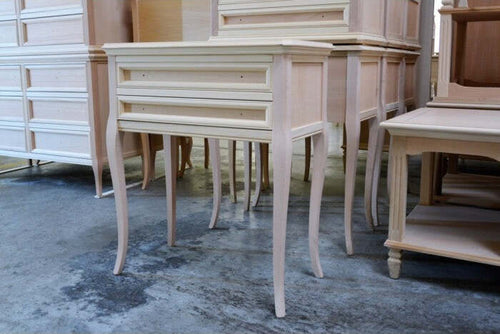 MOBILI-2G---CONSOLLE-BACHECA-2-CASSETTI-IN-LEGNO-GREZZO-L.70-P.38-H.80