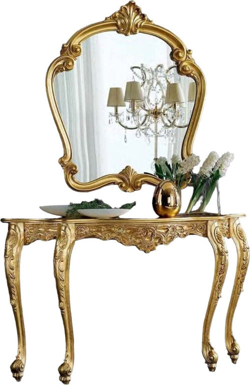 MOBILI-2G---CONSOLLE-BAROCCA-CON-SPECCHIO-IN-FOGLIA-ORO
