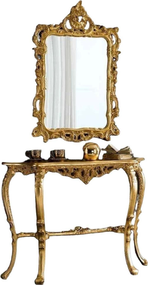 MOBILI-2G---CONSOLLE-BAROCCA-CON-SPECCHIO-IN-FOGLIA-ORO