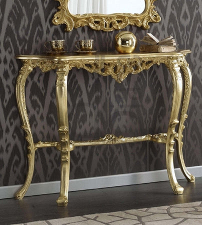 MOBILI-2G---CONSOLLE-BAROCCA-CON-SPECCHIO-IN-FOGLIA-ORO