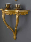 MOBILI-2G---CONSOLLE-BAROCCA-SOSPESA-IN-FOGLIA-ORO-MISURA-:-L.58-x-H.-50-x-P.-23