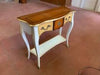 MOBILI-2G---Consolle-classica-1-cassetto-legno-shabby-oro-100X40x88