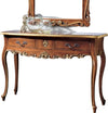 MOBILI-2G---Consolle-classica-3-cassetti-legno-shabby-oro-130X48x89