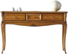 MOBILI-2G---CONSOLLE-CLASSICA-IN-LEGNO-3-CASSETTI-INTARSIATA-FINITURA-BASSANO-L.131-P.39-H.81
