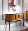 MOBILI-2G---CONSOLLE-CLASSICA-IN-LEGNO-4-CASSETTI-1-PORTA-FINITURA-BASSANO-L.111-P.39-H.81