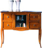 MOBILI-2G---CONSOLLE-CLASSICA-IN-LEGNO-4-CASSETTI-1-PORTA-FINITURA-BASSANO-L.98-P.40-H.85