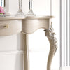 MOBILI-2G---CONSOLLE-CLASSICA-SAGOMATA-1-CASSETTO-IN-LEGNO-BIANCO-L.142-P.46-H.83
