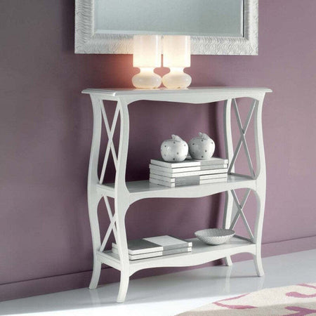 MOBILI-2G---CONSOLLE-ETAGERE-LEGNO-BIANCO-OPACO-L.82-P.34-H.91