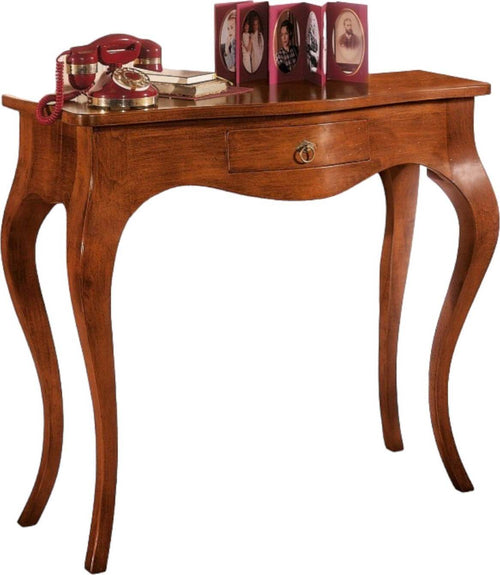 MOBILI-2G---CONSOLLE-IN-LEGNO-MASSELLO-1-CASSETTO-TINTA-NOCE-L.103-P.41-H.90