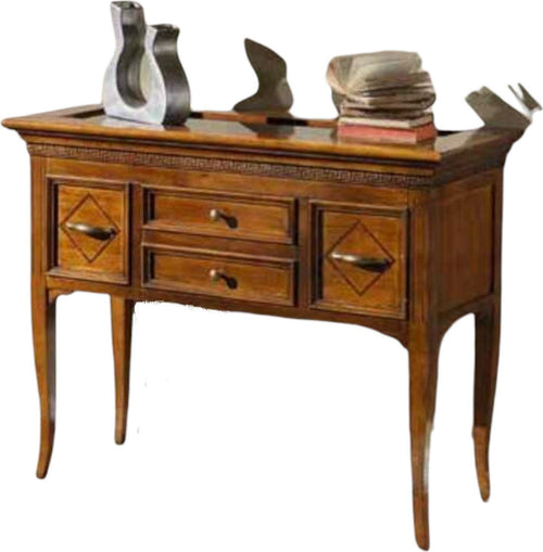 MOBILI-2G---CONSOLLE-IN-LEGNO-MASSELLO-CON-BACHECA-E-INTARSI
