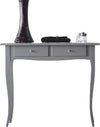 MOBILI-2G---CONSOLLE-SHABBY-2-CASSETTI-IN-LEGNO-MASSELLO-GRIGIO-L.92-P.39-H.78