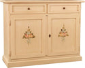 MOBILI-2G---Credenza-2-Ante-legno-avorio-anticato-decorata-105X42X85
