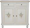 MOBILI-2G---Credenza-2-Ante-Legno-Bianca-Decorata-filo-arancione-104X43X98