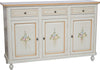 MOBILI-2G---Credenza-2-Ante-Legno-Bianca-Decorata-Filo-arancione-150x43x98