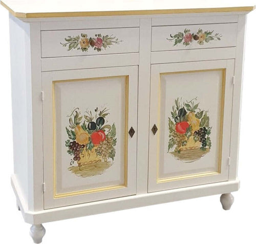 MOBILI-2G---Credenza-2-Ante-Legno-Bianca-Decorata-filo-ocra-104X43X98