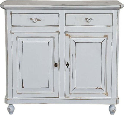 MOBILI-2G---Credenza-2-Ante-Legno-shabby-bianco-consumato-104X43X98