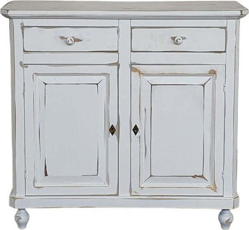 MOBILI-2G---Credenza-2-Ante-Legno-shabby-bianco-consumato-104X43X98