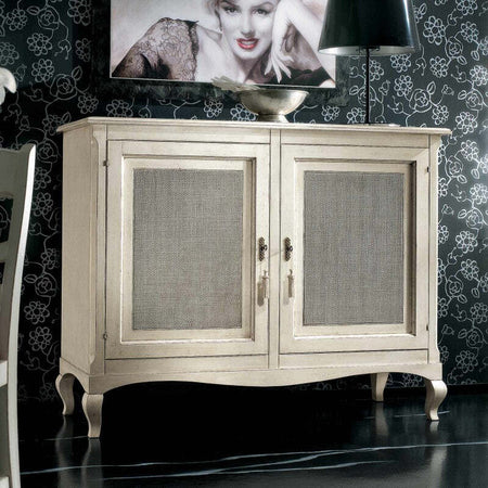 MOBILI-2G---CREDENZA-2-PORTE-CLASSICA-PAGLIA-DI-VIENNA-SHABBY-145X49x113
