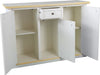 MOBILI-2G---Credenza-3-porte-1-cassetto-bianco-anticato-filo-ocra-120x39x85