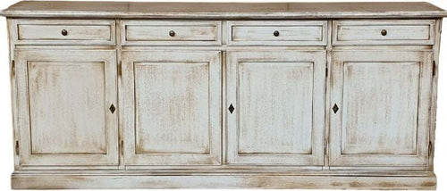 MOBILI-2G---Credenza-4-porte-legno-shabby-bianco-anticato-205X42X86