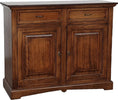 MOBILI-2G---Credenza-classica-2-ante-Legno-tinta-bassano-117X46X96