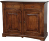 MOBILI-2G---Credenza-classica-2-ante-Legno-tinta-bassano-117X46X96