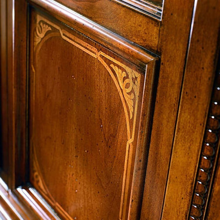 MOBILI-2G---Credenza-classica-2-porte-2-cassetti-legno-bassano-intarsio-206X55x120