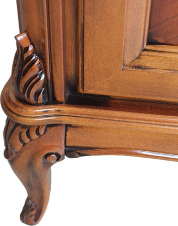 MOBILI-2G---CREDENZA-CLASSICA-2-PORTE-2-CASSETTI-LEGNO-GREZZO--L.111-P.44-H.91