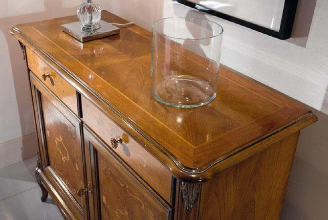 MOBILI-2G---CREDENZA-CLASSICA-IN-LEGNO-2-PORTE-2-CASSETTI-FINITURA-BASSANO-L.111-P.44-H.91